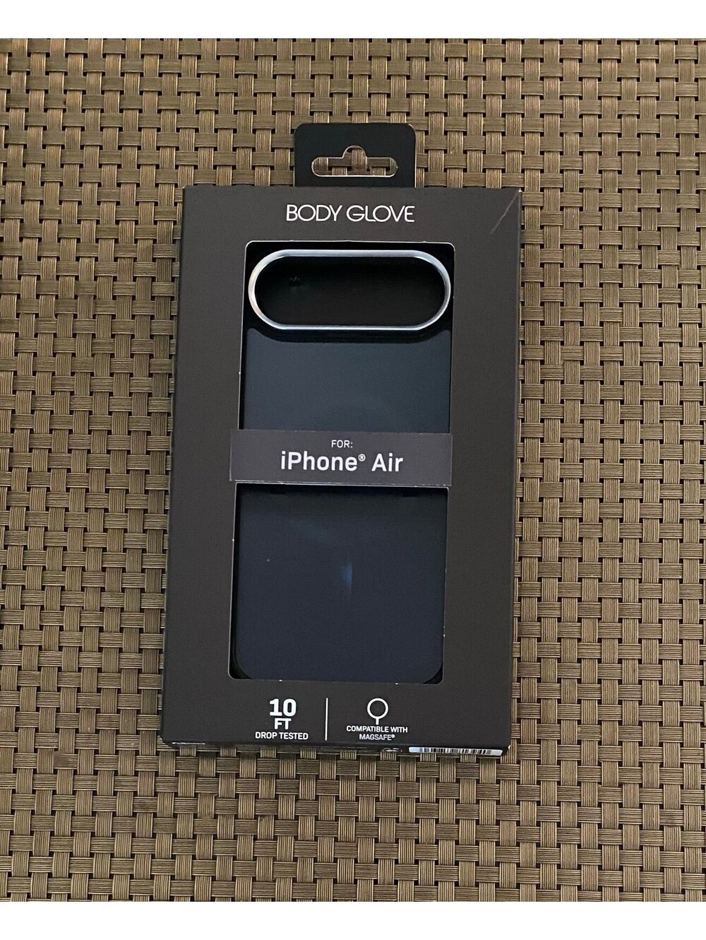 Body Glove Case for iPhone Air Metallic Black